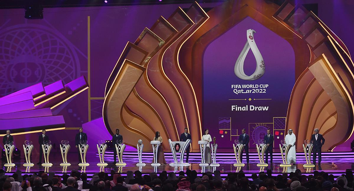 Sorteo Mundial de la FIFA Qatar 2022. Foto: EFE