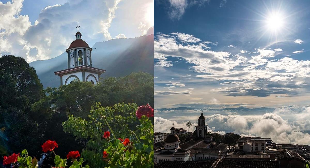 Los paisajes de Támesis, son "hermosos" y podrás recorrerlos en Antioquia. Foto: Twitter @SecTurismoAnt|@claudiagronberg