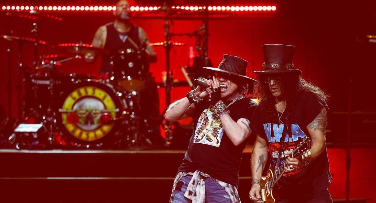 Guns N' Roses confirmó su show en Bogotá para este 2022. Foto: Instagram