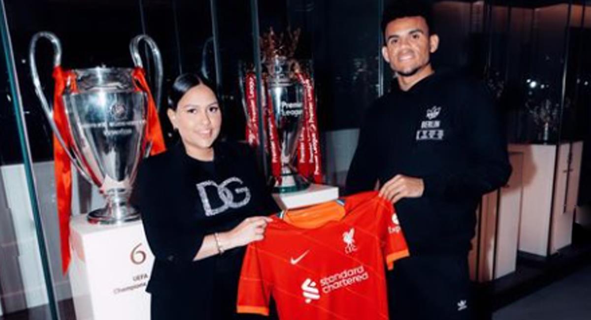 Esposa de Luis Diaz relató detalles sobre la vida del colombiano vistiendo la camiseta del Liverpool. Foto: Instagram gera25ponce