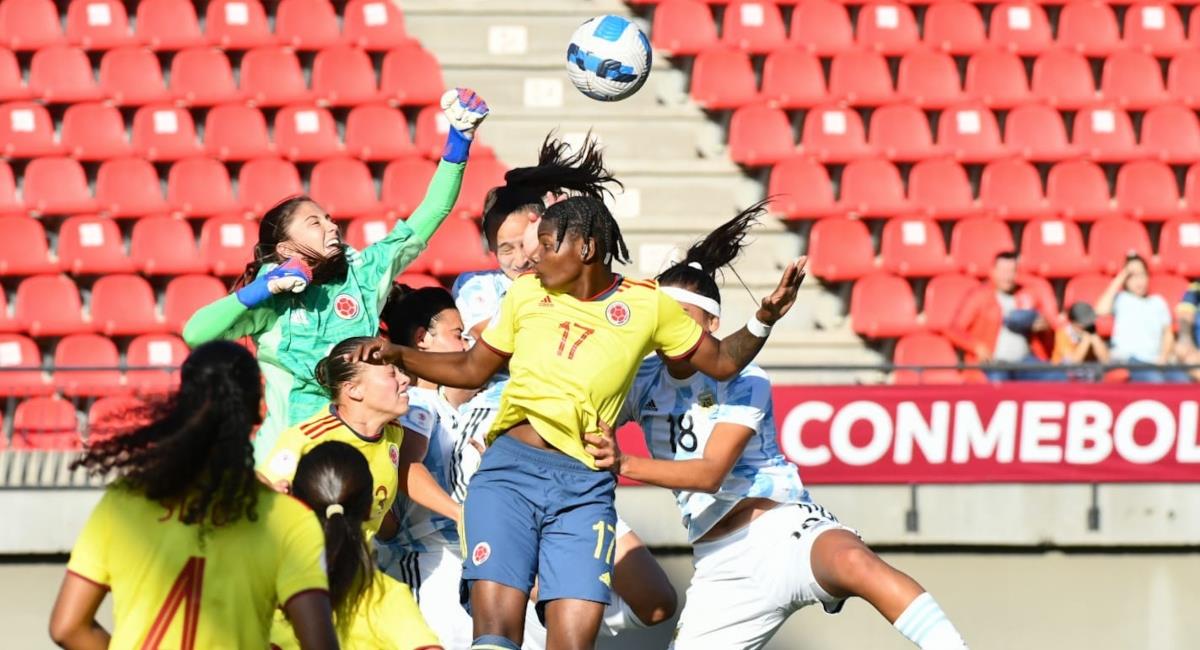 Colombia debutó con empate en el Sudamericano Femenino Sub 20. Foto: Twitter @Argentina