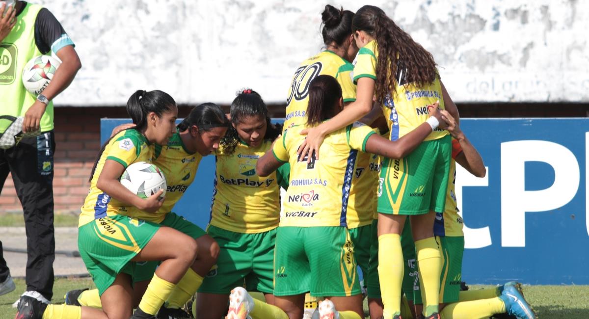 Atlético Huila superó a Junior de Barranquilla por la fecha 12 de la Liga Femenina BetPlay. Foto: Dimayor