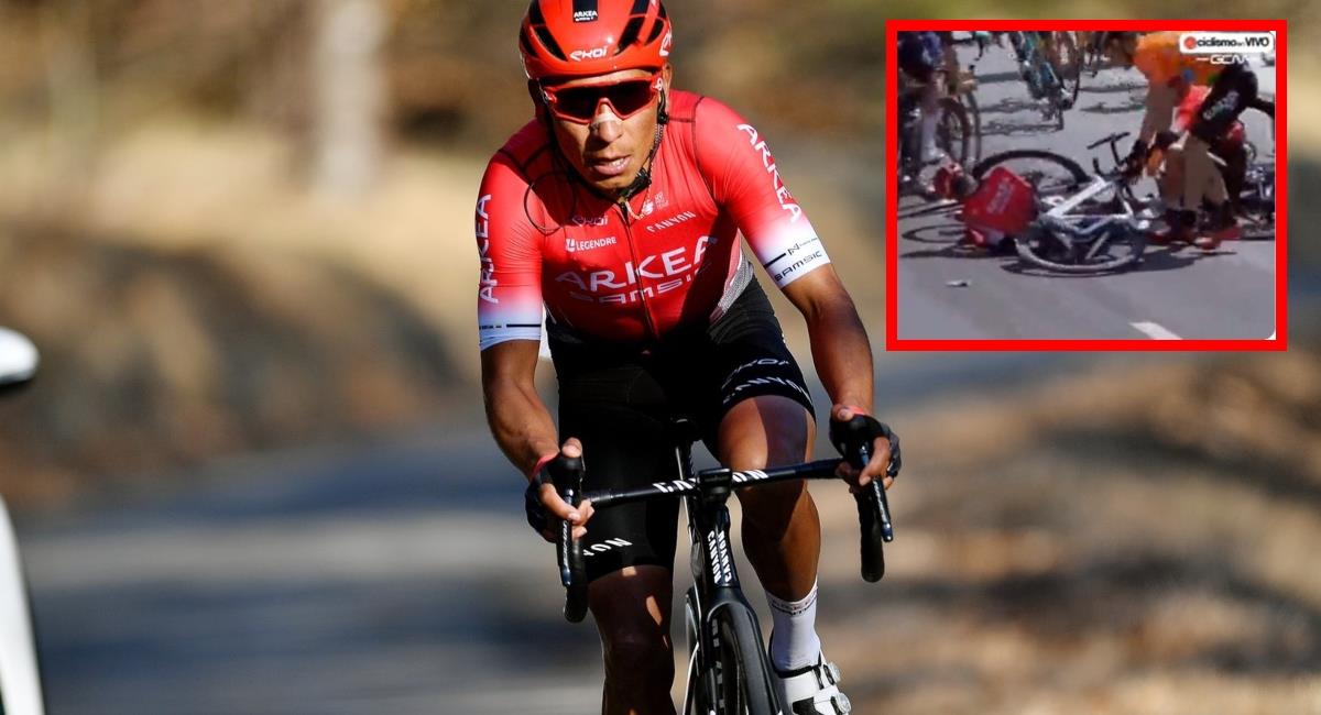 Nairo Quintana dio parte de tranquilidad luego de la caida en el Tour de Turquía. Foto: Arkea Samsic
