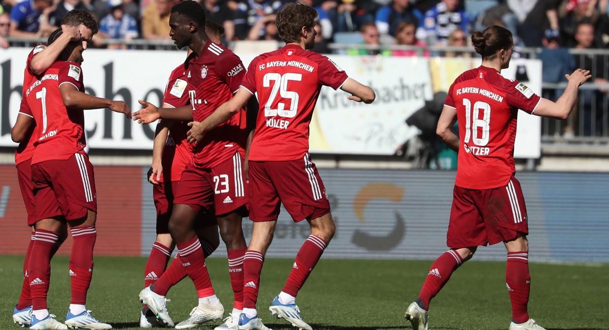 Bayern Múnich venció por goleada al Arminia Bielefeld. Foto: EFE
