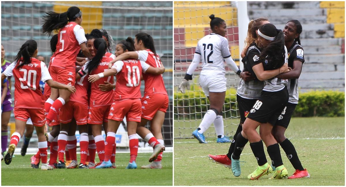 Santa Fe y Pereira sumaron de a tres en la fecha 13 de la Liga Femenina BetPlay. Foto: Dimayor