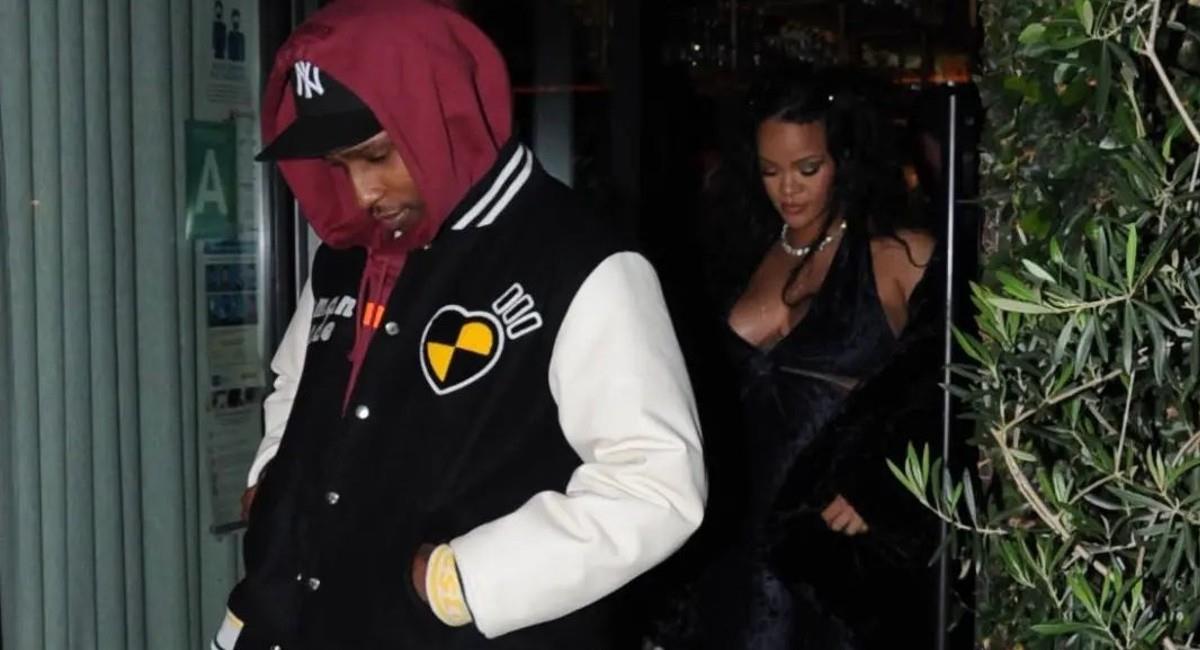 Rihanna y A$AP Rocky. Foto: Instagram @tmz_tv