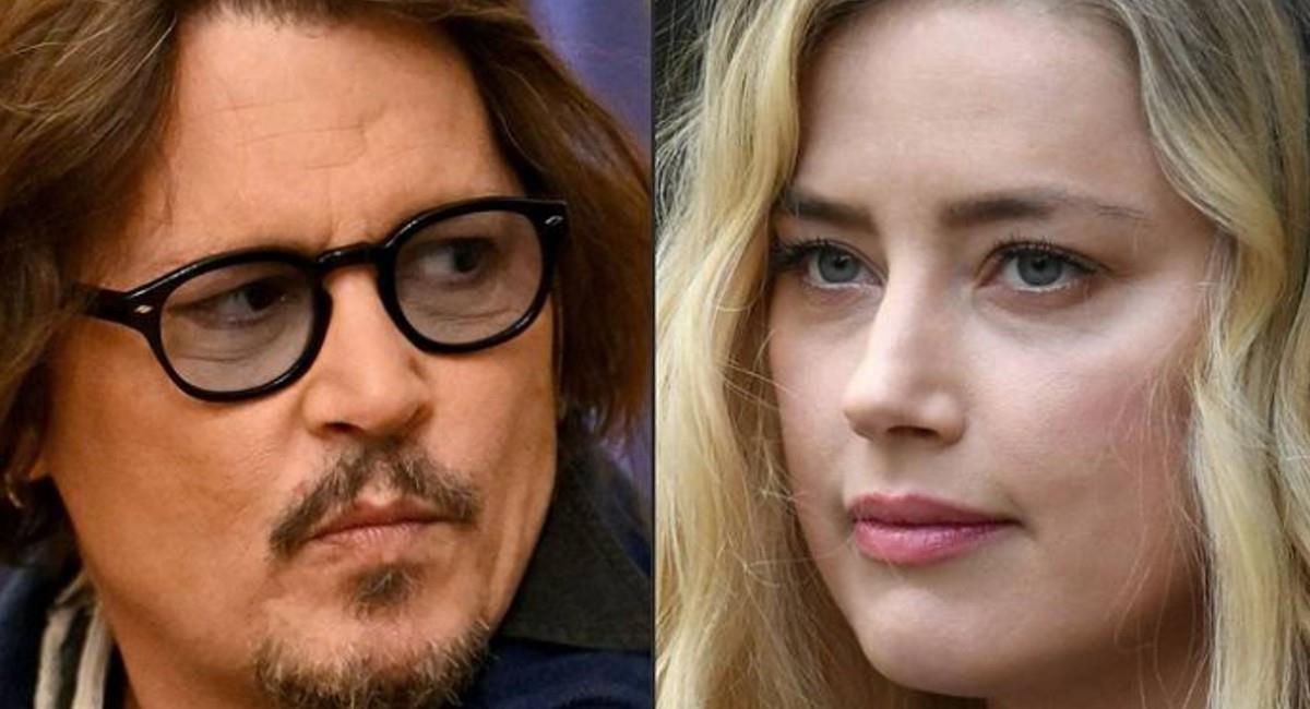 Johnny Depp y Amber Heard en juicio. Foto: EFE