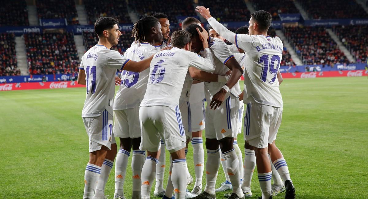 Real Madrid superó 3-1 al Osasuna en la fecha 33 de LaLiga. Foto: EFE