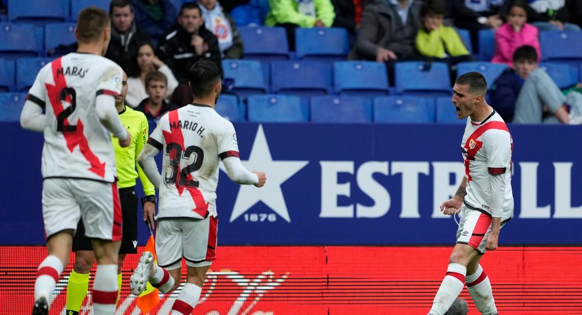 Rayo Vallecano logró una importante victoria ante Espanyol de visitante. Foto: EFE