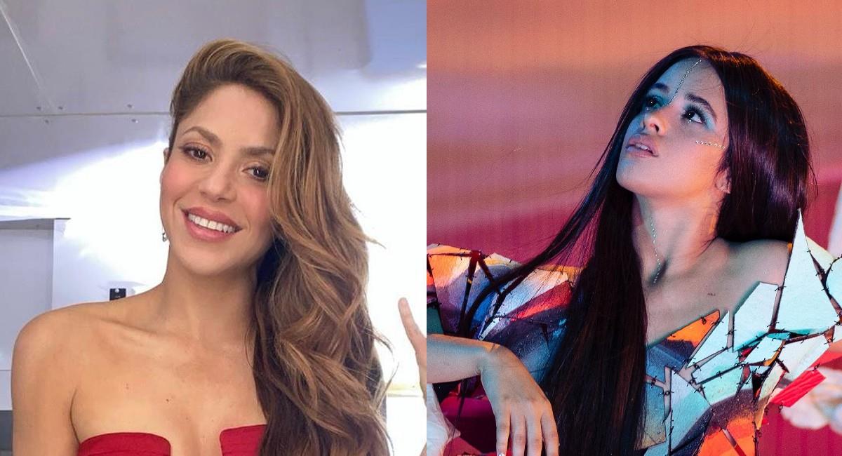 Shakira y Camila Cabello. Foto: Twitter