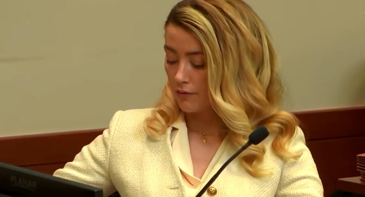 Amber Heard en juicio por difamación. Foto: Youtube Juicio en vivo