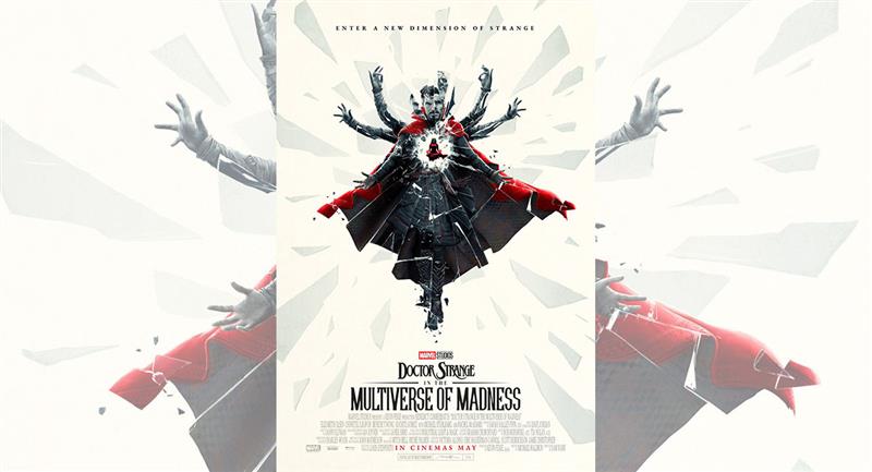 Este es el nuevo poster de "Doctor Strange in the Multiverse Of Madness". Foto: Twitter @MarvelStudios