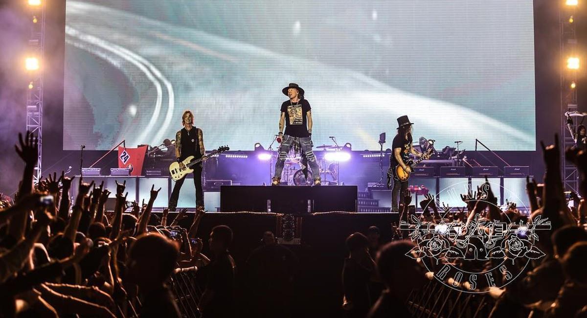 Guns N’ Roses volverá a tocar en el Estado El Campín. Foto: Instagram