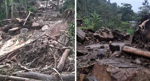 Avalancha de rocas y lodo en el municipio de Viotá, Cundinamarca, deja 5 personas fallecidas