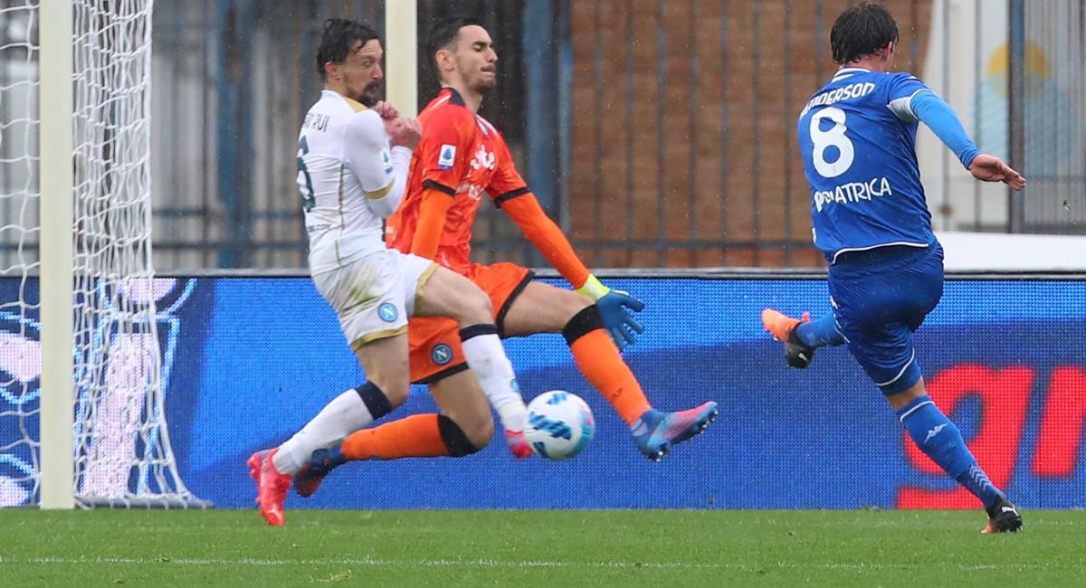 Napoli perdió ante el Empoli en la jornada 34 de la Serie A. Foto: EFE