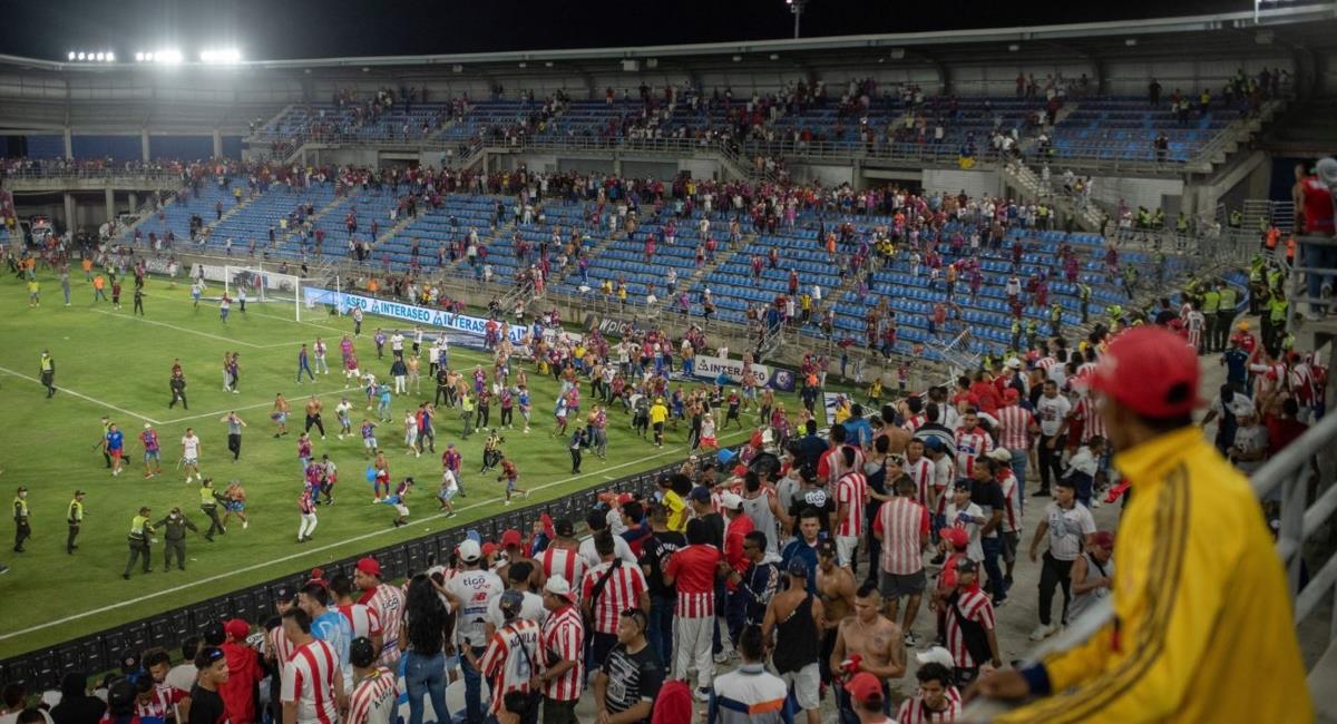 DIMAYOR se pronunció sobre lo ocurrido en el estadio Sierra Nevada de Santa Marta. Foto: Twitter @eduardopublica