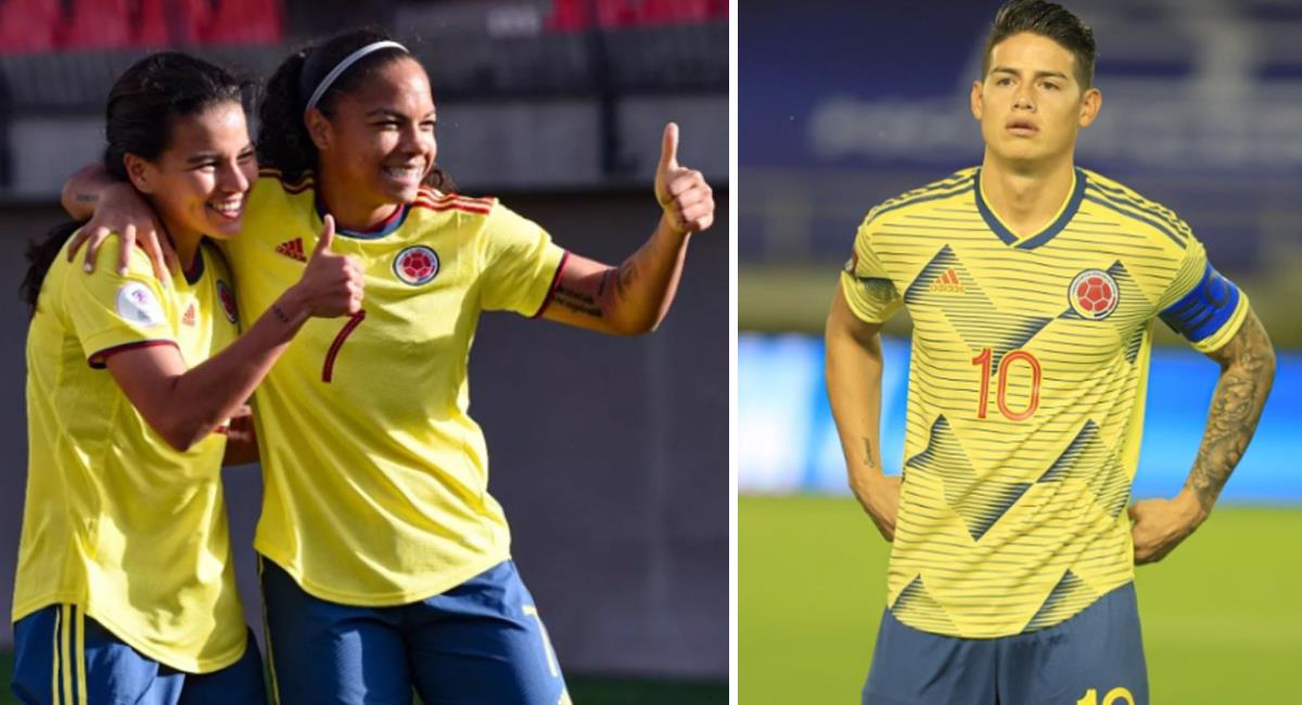 La Selección Colombia Femenina Sub 20 clasificó al Mundial de Costa Rica. Foto: Instagram Selección Colombia / James Rodríguez