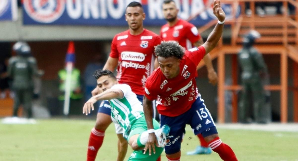 Independiente Medellín no logró superar a Nacional que tenía 9 hombres. Foto: Twitter Dimayor