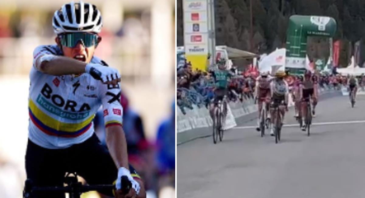 Sergio Higuita ganador de la etapa 4 del Tour de Romandia 2022. Foto: Instagram Sergio Higuita /tourderomandie