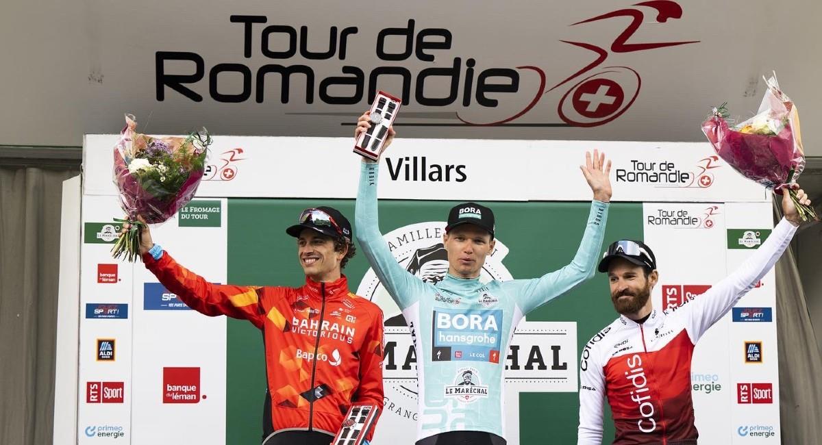 El ruso Aleksandr Vlasov se llevó el título del Tour de Romandía. Foto: Twitter Tour de Romandie