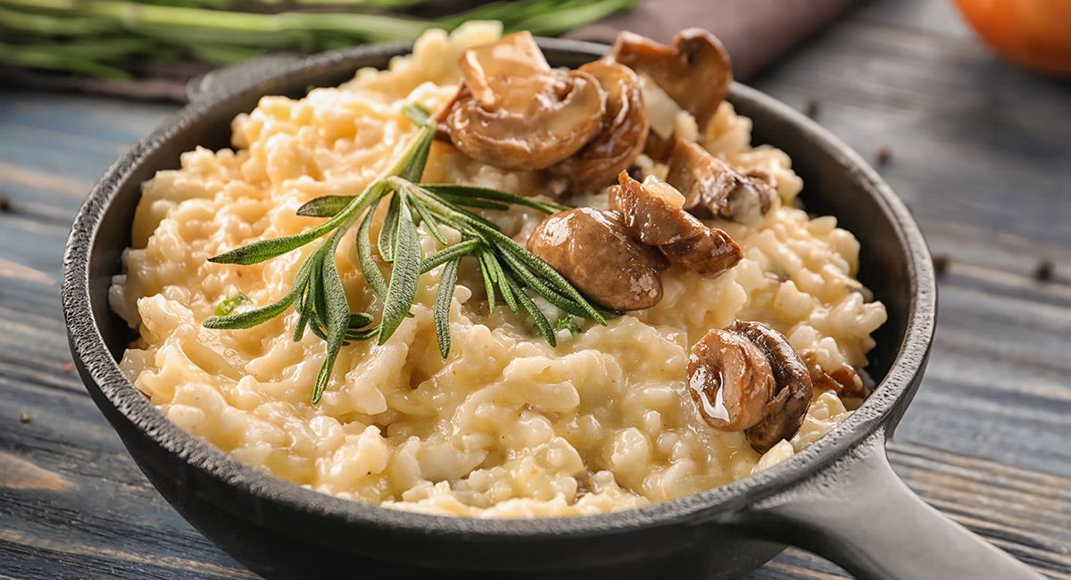 Si nunca has comido Risotto de Azafrán, aprende a prepararlo como Jorge Rausch. Foto: Shutterstock