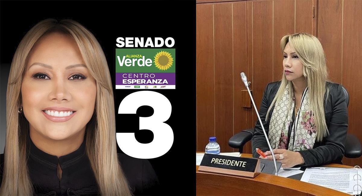 Sandra Ortiz Senadora. Foto: Instagram @sandraortizn