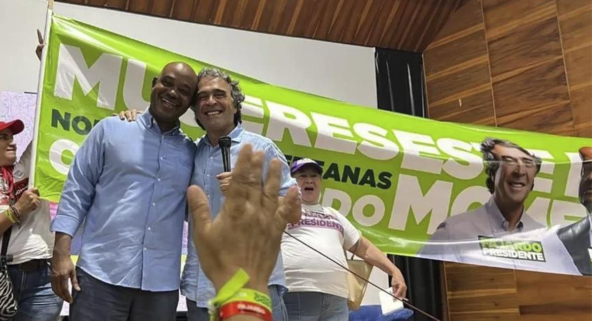 Candidato Sergio Fajardo junto a su formula vicepresidencial Luis Gilberto Murillo. Foto: Instagram @sergiofajardovalderrama