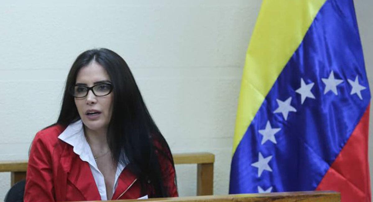 La excongresista Aida Merlano es prófuga de la justicia colombiana y se encuentra detenida en Venezuela. Foto: Twitter @BluRadiCo
