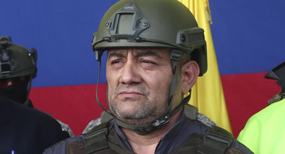 Alias 'Otoniel'. Foto: EFE EFE/ Policia Nacional de Colombia