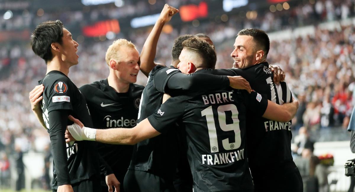 Eintracht Frankfurt se clasificó a la gran final de la UEFA Europa League. Foto: EFE