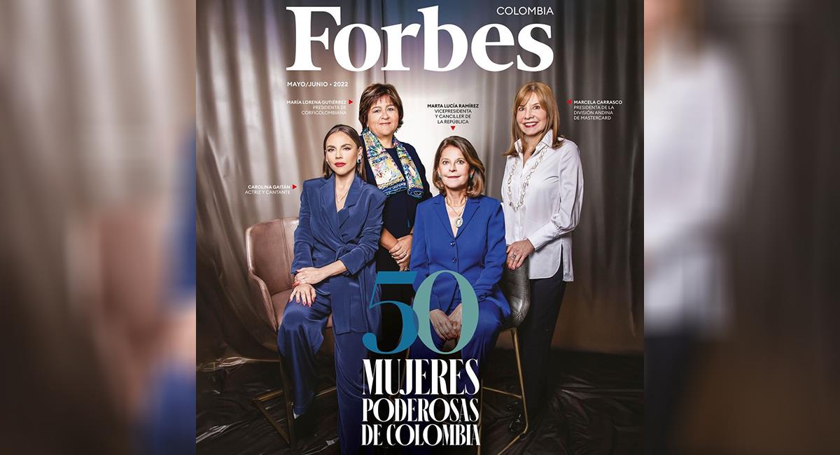 Estas serían las 50 mujeres más poderosas de Colombia, según Forbes. Foto: Instagram @forbescolombia