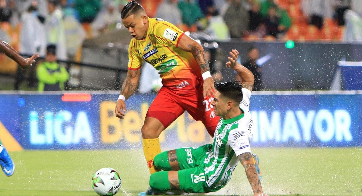 Atlético Nacional y Deportivo Pereira igualaron en la fecha 19 de la Liga BetPlay 2022 I. Foto: Dimayor