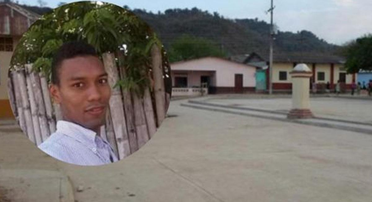 Ever Ortega, líder social del departamento de Sucre fue asesinado con arma de fuego. Foto: Twitter @lpacho55