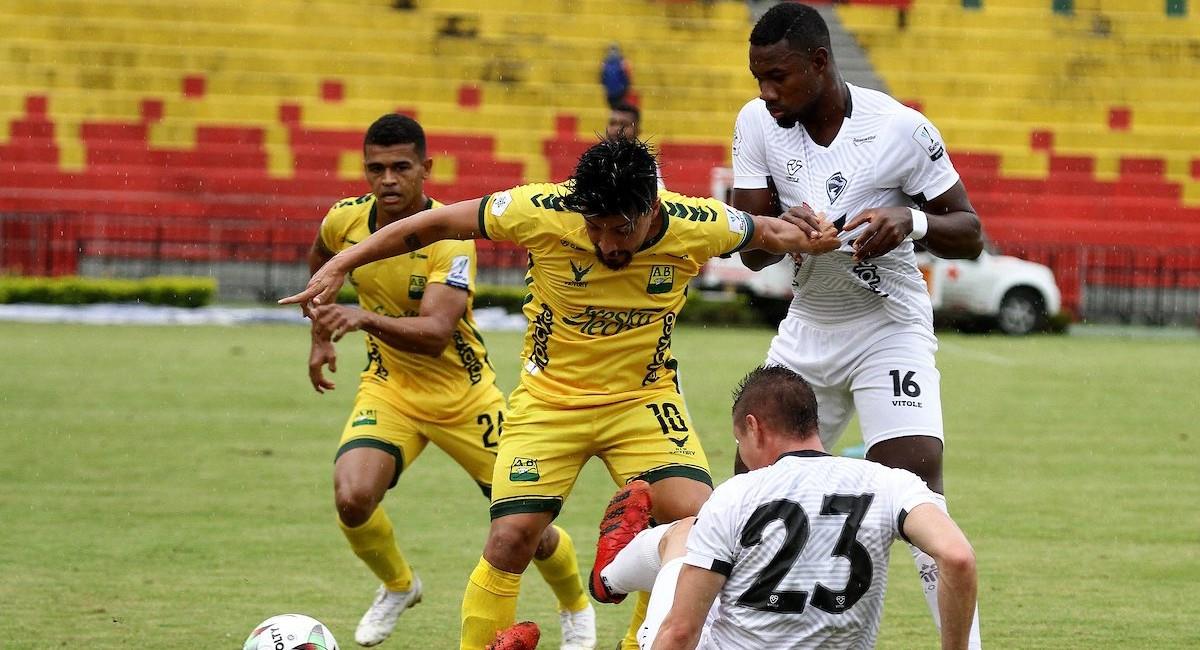 Bucaramanga y Patriotas empataron en la fecha 19 de la Liga BetPlay. Foto: Twitter Dimayor