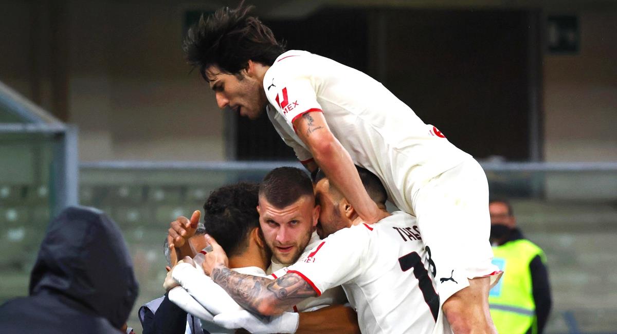 Milan superó al Hellas Verona y se acerca al título de Serie A. Foto: EFE