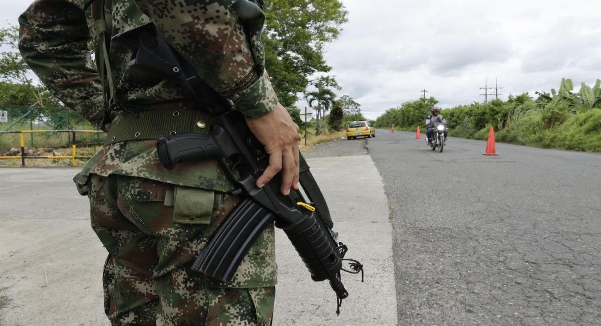 Paro armado en Colombia. Foto: EFE