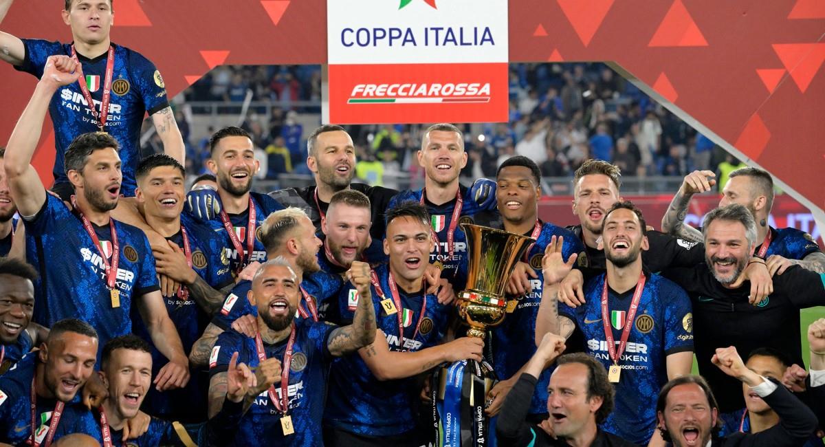 Inter de Milán conquistó su octava Copa Italia de su historia. Foto: EFE
