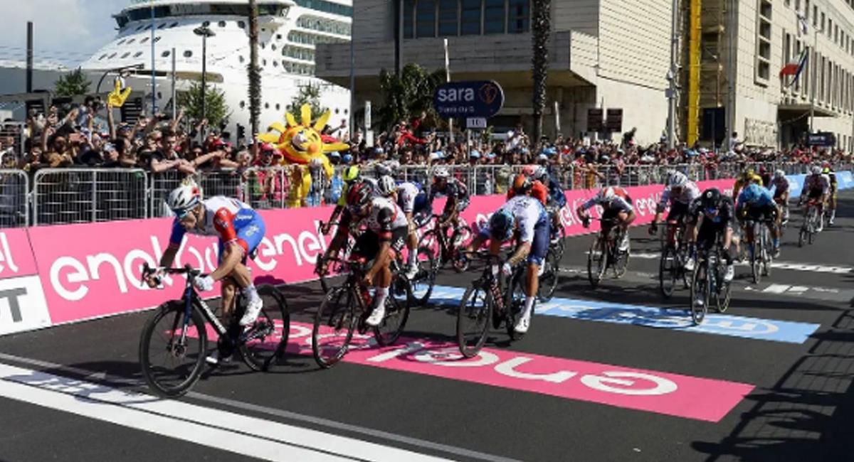 Giro de Italia etapa 6 en vivo. Foto: Instagram Fernando Gaviria
