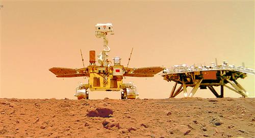 Misión China encontró nuevas evidencias en Marte, de que si había agua en el Planeta Rojo