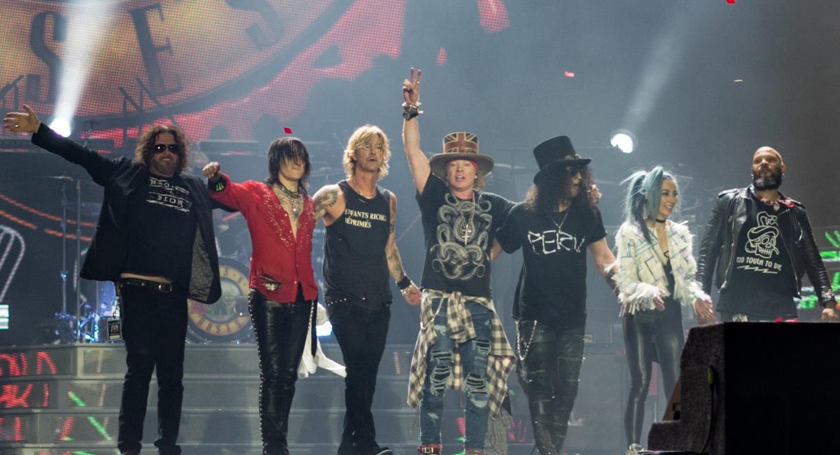Guns N' Roses se convierte en la primera banda en la historia en tener dos fechas en El Campín. Foto: Twitter @musictrendscol