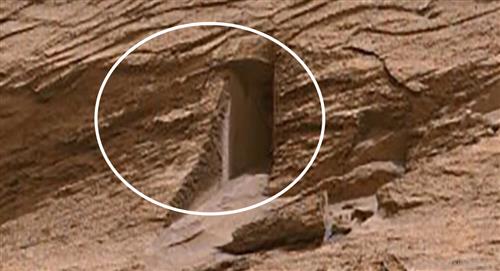 Captan supuesto "pasadizo extraterrestre" en un roca de Marte 