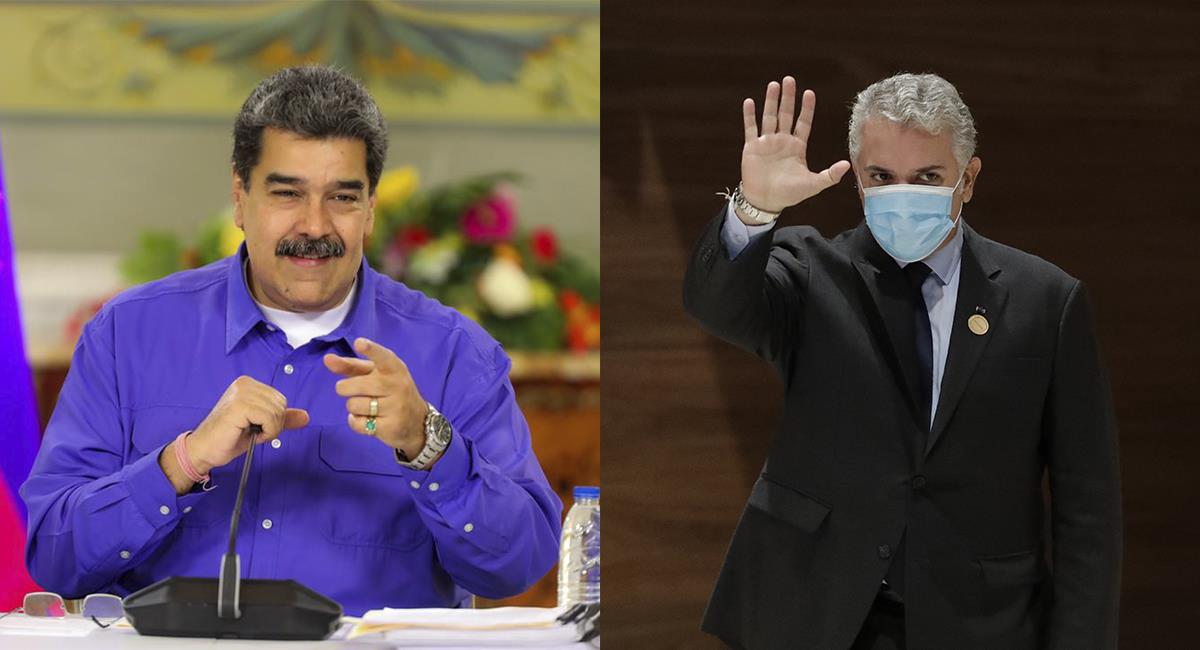 Nicolás Maduro / Iván Duque. Foto: EFE EFE/Bienvenido Velasco / Twitter: @NicolasMaduro