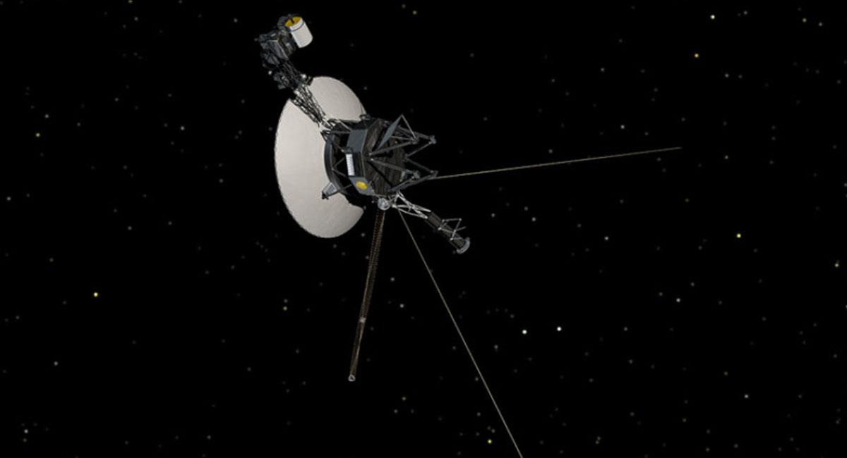La Voyager 1 está a unos 23.000 millones de kilómetros de la Tierra y la información que llega dos días tardía. Foto: Twitter @NASA