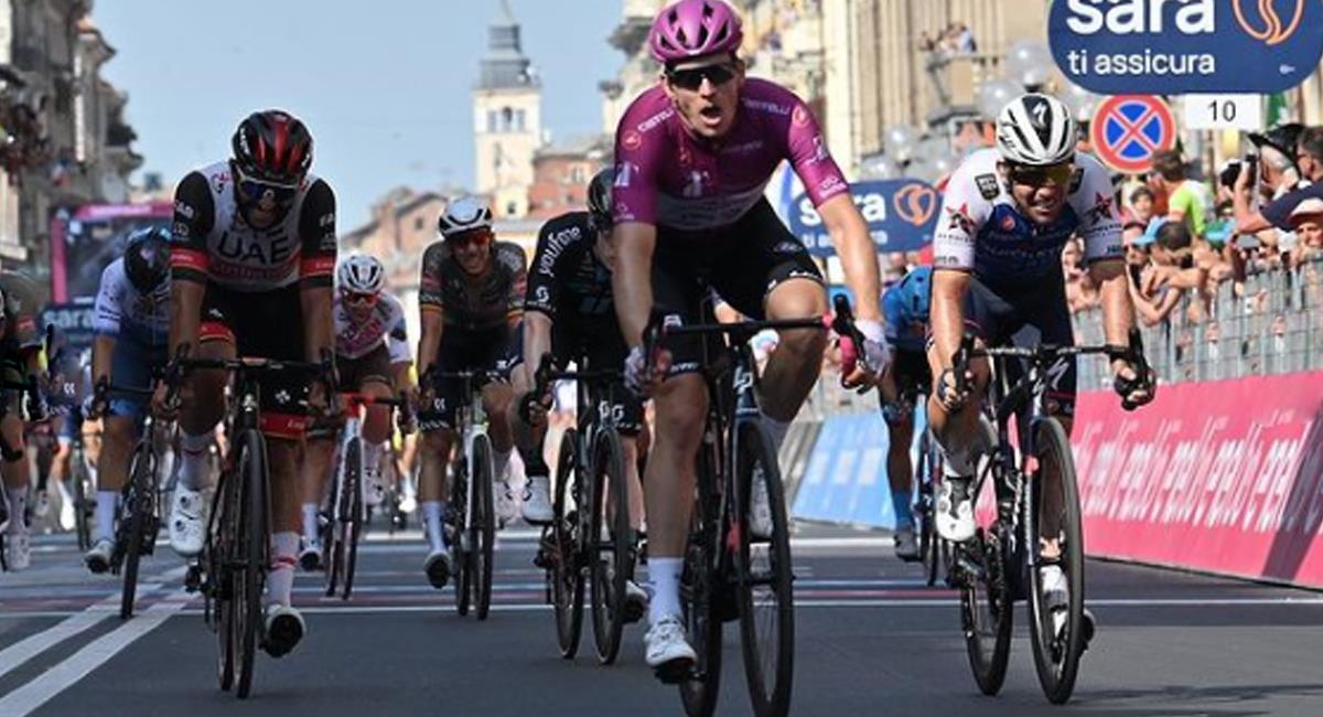 Demare consiguió la victoria en la etapa 13 del Giro de Italia, así les fue a los ciclistas colombianos. Foto: Instagram Giro de Italia