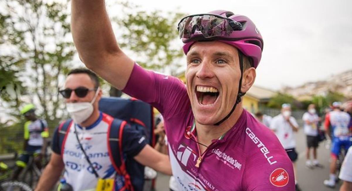Arnaud De´mare conquistó la etapa 13, su tercera en el Giro de Italia 2022. Foto: Instagram Arnaud De´mare