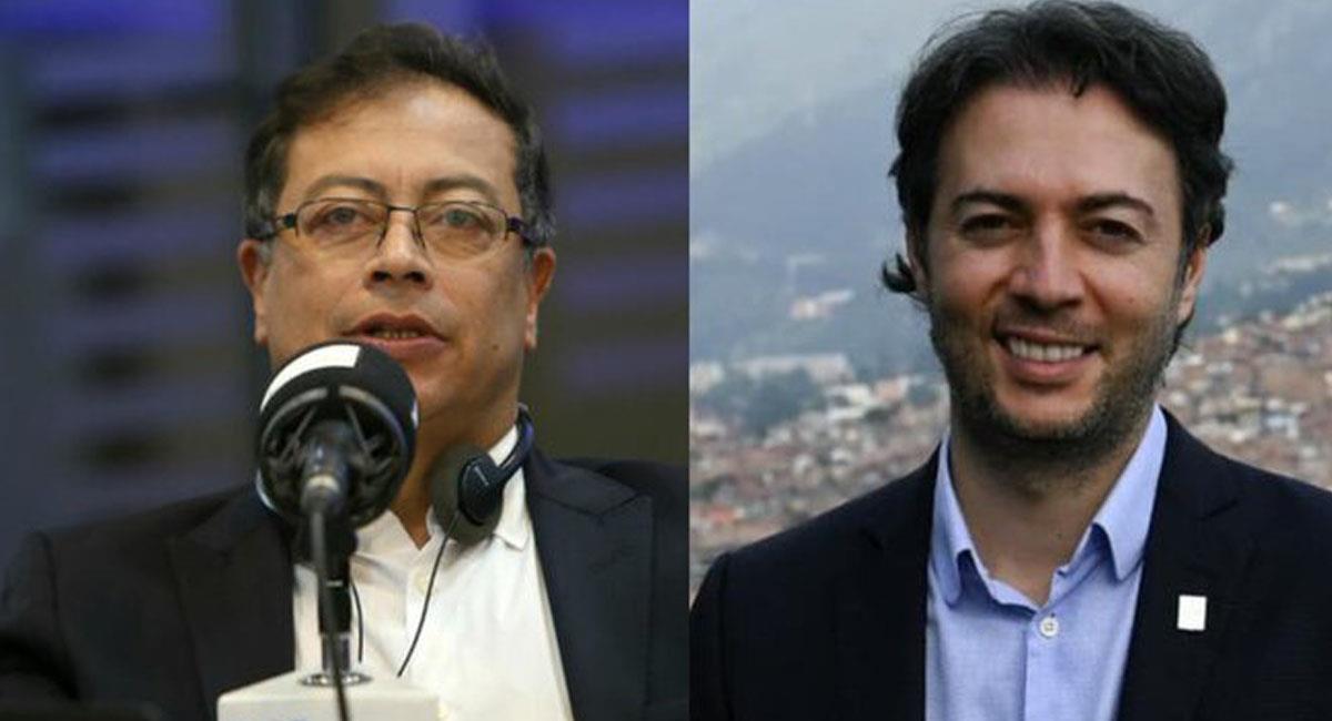 Con un video se dio a conocer el encuentro polémico entre Gustavo Petro y Daniel Quintero en Medellín. Foto: Twitter @rcnradio