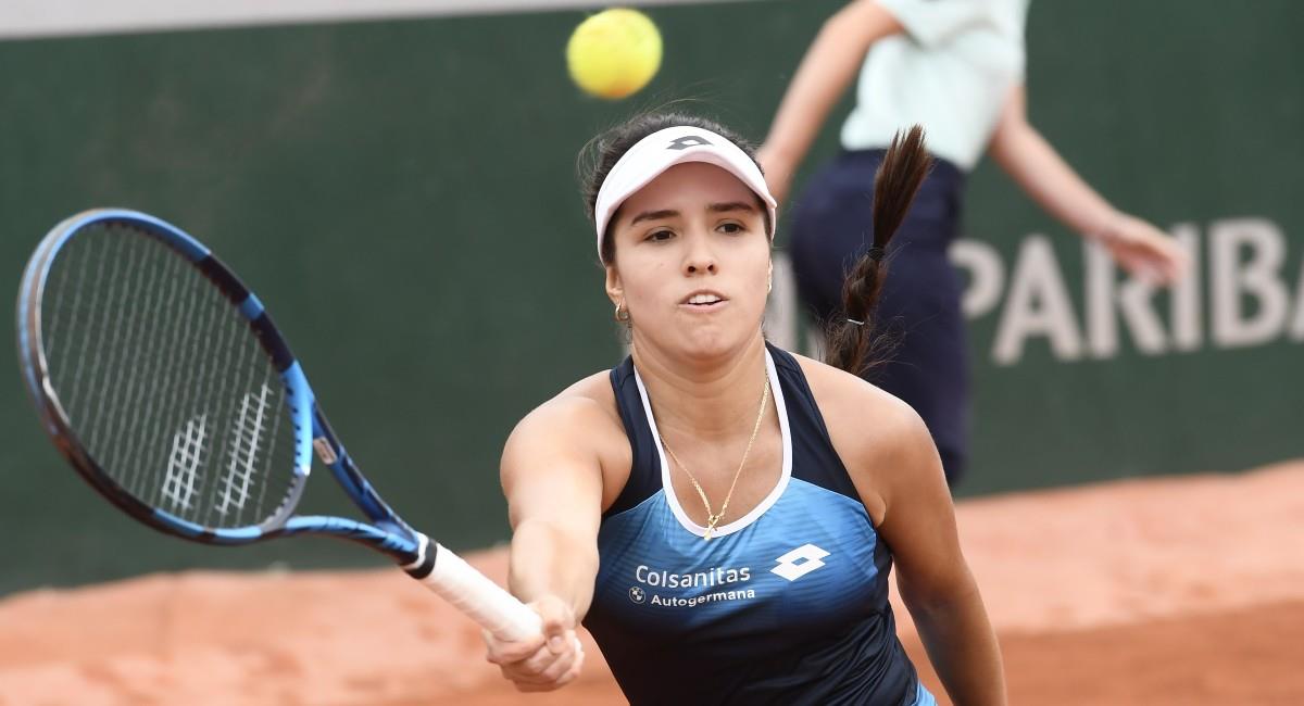 María Camila Osorio hace historia venciendo a Harmony Tan en Roland Garros. Foto: Twitter Roland Garros