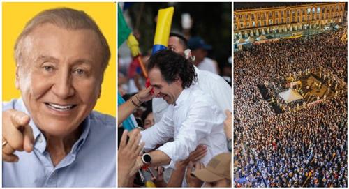Petro, Fico y Hernández cierran campaña electoral en plaza pública