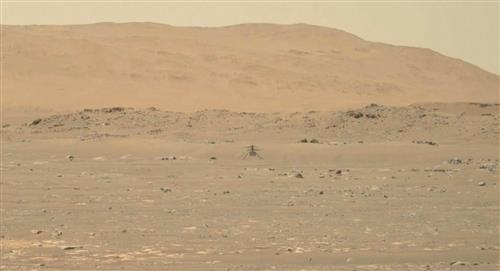 Helicóptero de la NASA reporta restos de otro mundo en Marte