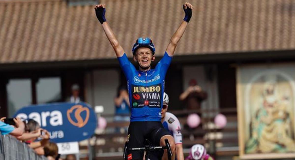 Koen Bouwman gran vencedor de la etapa 19 del Giro de Italia 2022

. Foto: Instagram jumbovisma_road